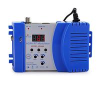 PUSOKEI Modulador Analog HDMI RF Modulador HD Interfaz Multimedia RF Computadora de frecuencia VHF/UHF, Entrada RF Hembra HDMI y Salida RF Hembra, Formato PAL TV Audio Video TV Converter