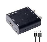 PUSOKEI Modulador HDMI a RF HDM61, Adaptador Convertidor HDMI a Coaxial con Control PAL 1080P, Admite Salida de Formato NTSC, para Consola de Juegos de TV Doméstica