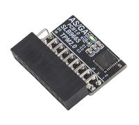 PUSOKEI Módulo TPM2.0 - Módulo LPC de 20 Pines con Paso de 2,54 Mm, Configuración 2x10P, Módulo de Seguridad de Cifrado TPM 2.0, Compatible con Placas Base de Memoria DDR4