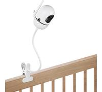 PUSOKEI Monte de Clip de Monitor de bebé para Cuna, Compatible con HB65 HB6550 HB6558 HB66 HB248 y SM935E SM650, Soporte de Abrazadera Flexible sin Herramientas o Daños a la Pared