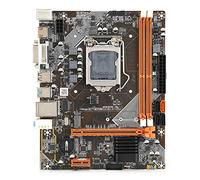 Pusokei Placa Base de Escritorio, Placa Base Socket de Escritorio LGA 1155 DDR3 para B75, Interfaz 3 x SATA2.0, Compatible con Salida Dual VGA + HDMI + DVI