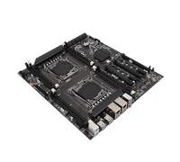 PUSOKEI Placa Base LGA 2011-3, Placa Base de Servidor de Doble Enlace X99, Compatible con Placa Base M.2 NVME PCIe DDR3 de 8 Canales, Placa Base X99 con Memoria DDR3 de 3 Pines 2011 con