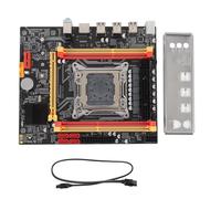 PUSOKEI Placa Base para Computadora X79-VG2, Procesador LGA2011-0 Pin Series, Placa Base Micro ATX de 4X DDR3 RAM para Procesadores E5 V1/V2 y Core I7, Compatible con Interfaz M.2