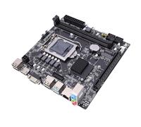 PUSOKEI Placa Base para Juegos H110, Placa Base para Computadora Mini ITX, LGA 1151, DDR4 de Doble Canal, Disco Duro M.2 Nvme y Ranura WiFi M.2, 6Gb/s Serial ATA3.0, PCI E X16, Puertos