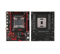 PUSOKEI Placa Base X99 LGA 2011 V3 con Ranuras DDR4 de 4 Canales, Doble M.2, Tarjeta LAN Gigabit para ProcesadoresCore I7 y E5 V3/V4