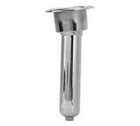 PUSOKEI Portavasos de Caña de Barco de Acero Inoxidable 2 en 1 |Tapa Redonda de 280 Mm para Pesca Marina en Yates (15 Grados)