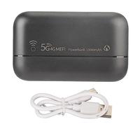 PUSOKEI Punto de Acceso WiFi 5G Desbloqueado, Enrutador de Red Inalámbrica 4G LTE de 300Mbps, WiFi Portátil de 300Mbps para Viajes de Fiesta de Juegos, Batería de 10000mAh