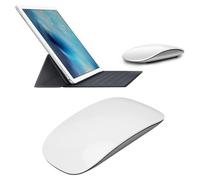 PUSOKEI Ratón Inalámbrico Bluetooth, Ratón óptico Inalámbrico Recargable, Ratón Silencioso y Delgado de 1600 dpi, Ratón Curvo Ergonómico para Ordenador Portátil, PC, Tableta, Teléfono