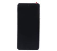 PUSOKEI Reemplazo de Pantalla para S21 FE 5G con Marco, Pantalla de Teléfono con Marco de Huellas Dactilares, Herramientas de Reparación Completas, Pantalla HD, Tacto Sensible