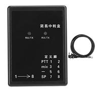 PUSOKEI Relé de Radio bidireccional, K Port Relay Walkie Talkie Caja de repetidor de Radio bidireccional para la mayoría de Las Marcas de radios con el Mismo Conector