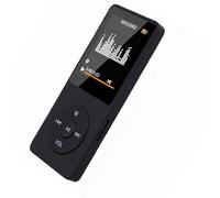 PUSOKEI Reproductor MP3, Pantalla de 1,8 Pulgadas, Reproductor de Música HiFi Portátil Bluetooth 5.3, Tarjeta TF Ampliable, Radio FM, Grabación, Libro Electrónico, para Deportes, (Black)