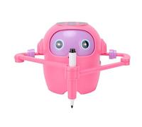 PUSOKEI Robot de Dibujo Inteligente para Niños, Máquina de Pintura Interactiva para Aprendizaje de Idiomas y Estimulación de la Creatividad para Mentes Jóvenes, Plástico de 4,72x3,94x3,94 Pulgadas