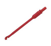 PUSOKEI Sonda de Punción con Conector de 4mm, Gancho de Prueba para (rojo)