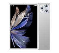 PUSOKEI Tableta de 10 Pulgadas para Android 14, Octa Core 6GB 128GB, HD IPS WiFi Gaming Tablet con Cámara Dual de 8MP 20MP, Batería de 8000mAh (Silver)
