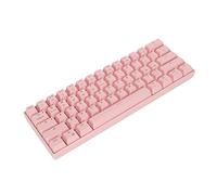 PUSOKEI Teclado Mecánico con Retroiluminación RGB, Teclado Ergonómico Portátil de 61 Teclas con Batería de 1800 MAh, Inalámbrico 2.4G Y BT 3.5/5.0 Y USB C con Cable,para //iOS (Interruptor de