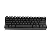 PUSOKEI Teclado Mecánico Inalámbrico de 2.4G, Teclado Mecánico para Juegos con Retroiluminación RGB, Teclado de Modo Dual Inalámbrico Y con Cable de 61 Teclas con Batería, Teclado (Interruptor Azul)