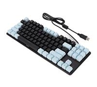 PUSOKEI Teclado Mecánico para Juegos de 87 Teclas, Retroiluminación RGB, Teclado de Computadora USB con Cable, Anti-ghosting 87 Teclas/12 Teclas de Combinación Multimedia para PC