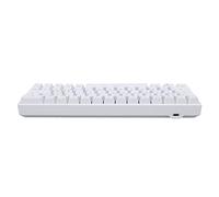 PUSOKEI Teclado Mecánico para Juegos, Teclado Portátil Tipo C con Cable para Jugadores, Miniteclado Inalámbrico Ergonómico de 64 Teclas para Oficina para Juegos PC (Interruptor Azul)