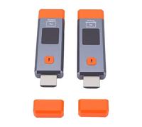 PUSOKEI Transmisor Receptor de Interfaz Multimedia HD Inalámbrico, Decodificación 4K Salida 1080P, Banda Dual 2.4G 5.8G, Pantalla LED, para Decodificador de Computadora Portátil