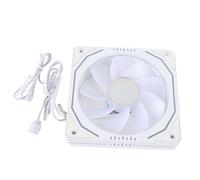 PUSOKEI Ventilador de Refrigeración del Procesador de Control ARGB PWM de 800-1800RPM para Carcasa de PC, Ventilador de Refrigeración de Computadora de 9 Paletas/alas, Almohadillas Antivibración,
