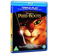 Puss in Boots Blu-ray Triple Play (Blu-ray + DVD + Digital Copy) [Reino Unido] [Blu-ray]