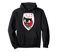 Pussy Deluxe Shield Pink Star Eyes Cat Sudadera con Capucha