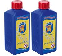 PUSTEFIX Botella de Recarga Mini I 250 ml de líquido para Burbujas I Burbujas I Burbujas para Bodas, cumpleaños Infantiles, Despedidas de Soltero I Burbujas para niños y Adultos (Paquete de 2)
