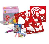 Pustefix MALEFIX Street Chalk Stencil Set Unicornio