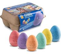 Pustefix Malefix Streetchalk - Huevos de tiza callejera, paquete de 6 en una caja de huevos