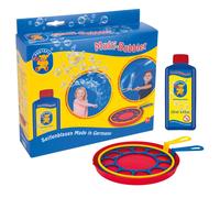 PUSTEFIX Multi Bubbler - Juego de juguetes para ni os con aro gigante de burbujas y aro multiburbujas. Incluye botella de 240 ml con soluci n de