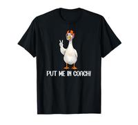 Put Me In Coach Dad Football Goose Duck Football Game Day Camiseta