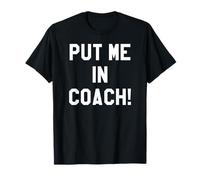 Put Me In Coach Dad Football Mom Game Day Football Tailgate Camiseta