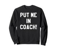 Put Me In Coach Dad Football Mom Game Day Football Tailgate Sudadera