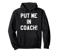 Put Me In Coach Dad Football Mom Game Day Football Tailgate Sudadera con Capucha