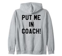 Put Me In Coach Dad Football Tailgate Game Day Football Mom Sudadera con Capucha