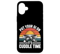 Put Your Gi On It's Cuddle Time Jiu Jitsu bitkes de Amor |- Carcasa para iPhone 16 Plus