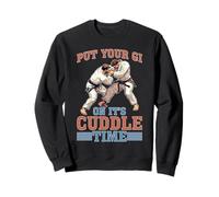 Put Your Gi On It's Cuddle Time Jiu Jitsu bitkes de Amor Sudadera