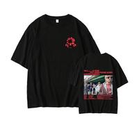 Put Your Phone Down Camiseta Worldtour Camiseta de algodón Diaria Unisex Estampada Highstreet(B.Black,2XL)