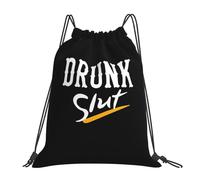 Puta Borracha Mujer Hombre Mochila De Cuerdas Plegable Mochila Con Cordón Ligera Mochilas Deportiva Para Voleibol Baloncesto Yoga