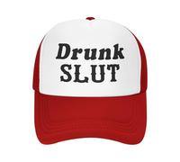 Puta Borracha Mujer Hombre Snapback Cap Cómoda Gorra Trucker Resistente Gorras Hip Hop para Verano Running Tenis
