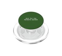 Puta sarcástica para el Mercado de Agricultores Agricultura irónica PopSockets PopGrip para MagSafe
