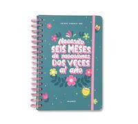 Puterful - Agenda atemporal anual sin fechas - Necesito seis meses - Planificador 365 días - Semana vista - Agenda con mensajes