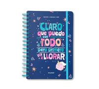 Puterful - Agenda atemporal sin fechas - Claro que puedo con todo- Planificador 365 días - Semana vista - Agenda con mensajes