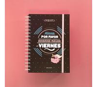 Puterful - Agenda Escolar 2023/2024 - Alexa, avanza hasta el viernes - Planificador escolar - Semana vista - Agenda con mensajes divertidos - A5 - 12 meses - De Septiembre 2023 a Agosto 2024