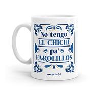 Puterful - Taza Chichi - Patio andaluz - Tazas originales para café - Resistente al microondas y lavavajillas