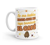 Puterful - Taza con frase No me hables - Tazas originales para café - Resistente al microondas y lavavajillas