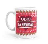 Puterful - Taza de cerámica - Odio la navidad - Tazas originales - Tazas con mensajes divertidos - Tazas divertidas - Taza con frase - 325ml