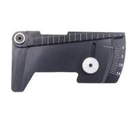 Puthernm 1 Pieza de InclinóMetro de Metal y AltíMetro/Regla de ConduccióN para Ajustar la e InclinacióN de la Llanta Modelo RC Coche, Negro