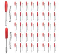 Puthernm 100 Piezas Cuchillas de Trazador GráFico de Cortadora de Vinilo de 45 Grados para Graphtec CB09U CB09 Silueta Camafeo Cuchillo de Corte para