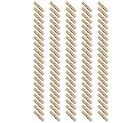 Puthernm 100Pcs Bisagras de Barril Ocultas de LatóN Joyas Cajas de Madera Gabinete Muebles Invisibles Bisagra 4X20Mm